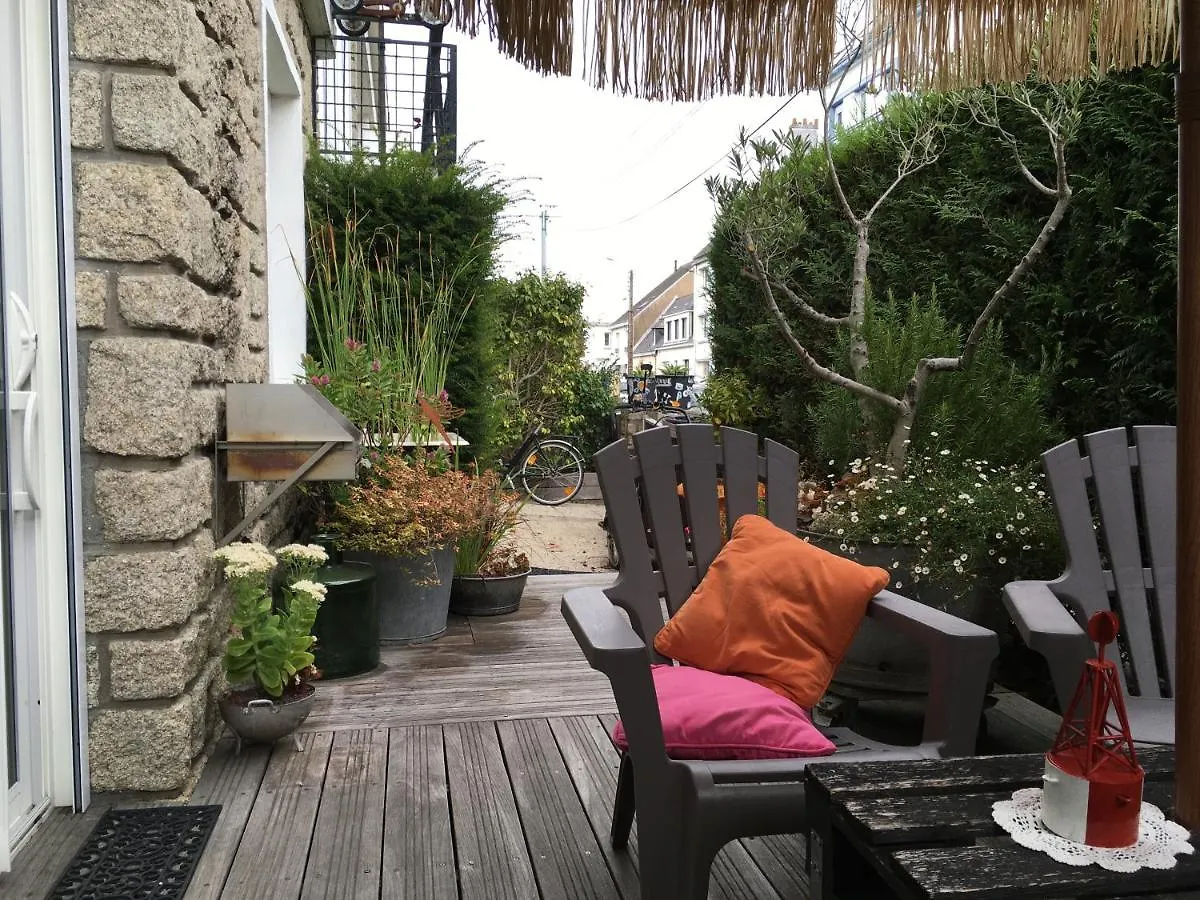 Lägenhet Bas Keroman Avec Sa Terrasse Lorient Frankrike
